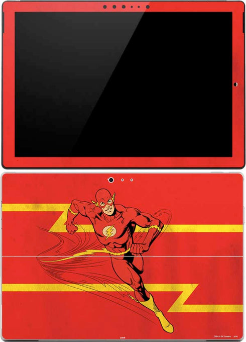 DC Comics The Flash Classic Art Running Pose Surface Pro 4 Skin